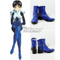 EVA Neon Genesis Evangelion Shinji Ikari Blue Cosplay Shoes