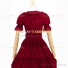 Reenactment Civil War Lace Lolita Recoco Layered Red Ball Gown Dress