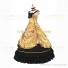 Steampunk Southern Belle Saloon Girls Theater Ruffles Golden Dress Evening Gown