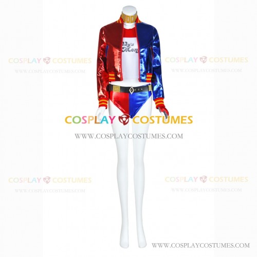 Suicide Squad Cosplay Harley Quinn Costume Full Set