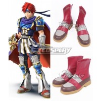 Fire Emblem The Binding Blade Roy Red Cosplay Shoes