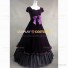 Southern Belle Fantasy Velvet Ball Gown Dress Purple