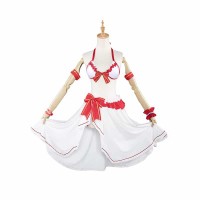 Sword Art Online Asuna Swim Cosplay Costume