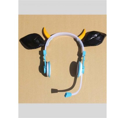 Idol Master Cinderella Girl SHIZUKU OIKAWA's Headset Replica PVC Cosplay Prop