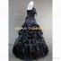 Southern Belle Satin Off-shoulder Dress Evening Ball Gown Black