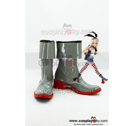 Kantai Collection Japanese Destroyer Shimakaze Cosplay Boots New