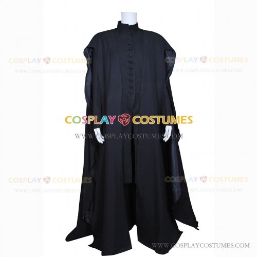 Severus Snape Costume for Harry Potter Cosplay Black Set