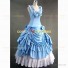 Victorian Southern Belle Little Women Ball Gown Prom Dress Sky Blue