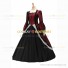 Victorian Punk Lolita Pagoda Sleeves Ball Gown Red Dress