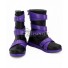 Donten Ni Warau Shirasu Kinjou Black Purple Shoes Cosplay Boots