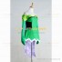 Fairy Tail Cosplay The Raijin Tribe Evergreen Costume Green Dress Set