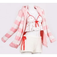 Vocaloid Hatsune Miku Sleepwear Cosplay Costume