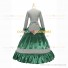 Civil War Country Lolita Victorian Masquerade Theme Green Ball Gown Dress