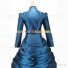 Gothic Victorian Marie Antoinette Theater Layered Evening Gown Blue Dress