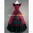 Antique Victorian Fairytale Gown Fancy Dress Stage Dress Wine