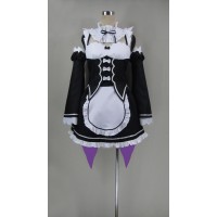 Re ZERO Starting Life In Another World Ram Maid Cosplay Costume