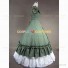 Alice in Wonderland Tiered Fancy Dress Lady Sweet Love Lolita Gown Green