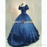 Southern Belle Ball Gown Reenactment Lolita Dress Halloween Costume Blue