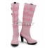 Danganronpa Andoh Ruruka Pink Shoes Cosplay Boots