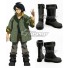 Mobile Suit Gundam Iron-Blooded Orphans Mikazuki Augus Mika Mikadzuki Ogasu Black Shoes Cosplay Boots