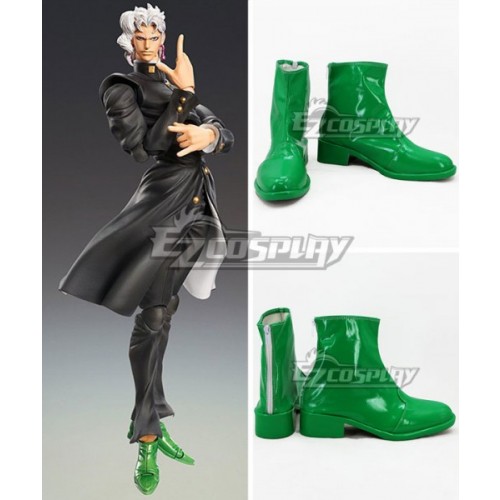 JoJo's Bizarre Adventure Stardust Crusaders Noriaki Kakyoin Green Cosplay Shoes