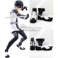 Sword Art Online Ordinal Scale Kirigaya Kazuto Kirito Movie Black White Cosplay Shoes