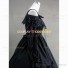 Gothic Southern Belle Off Shoulder Black Bow Lolita Dress