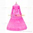 Gothic Lolita Victorian Rococo Stage Long Luxury Pink Dress Ball Gown