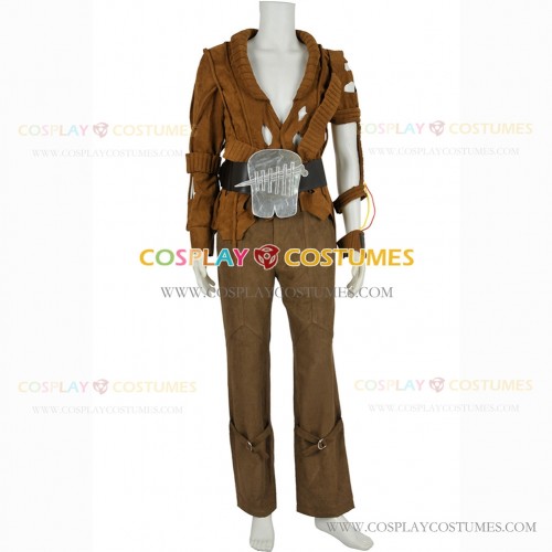 Khan Costume for Star Trek The Wrath Of Khan Cosplay Brown Uniform