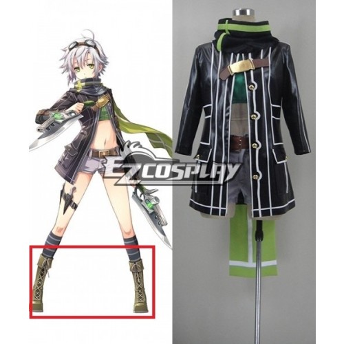 The Legend Of Heroes: Sen No Kiseki Trails Of Cold Steel Fei Claussell Battle Brown Shoes Cosplay Boots