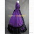 Marie Antoinette Royal Queen Gothic Punk Lolita Dress Fancy Party Layered Dress Purple