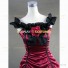 Southern Belle Red Bridal Dress Stage Costume