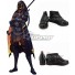 Overwatch Halloween Terror Ana Amari Skin Ghoul Black Cosplay Shoes