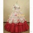 Alice in Wonderland Country Lolita Floral Dress Ball Gown Red Cheery