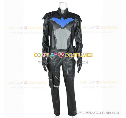 Young Justice Cosplay Nightwing Costume Jumpsuit Black Version