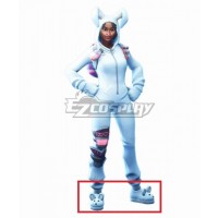 Fortnite Battle Royale Bunny Brawler White Cosplay Shoes