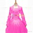 Gothic Lolita Victorian Rococo Stage Long Luxury Pink Dress Ball Gown