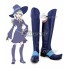 Little Witch Academia Diana Cavendish Deep Blue Shoes Cosplay Boots