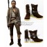 Star Wars The Last Jedi Rey Brown Shoes Cosplay Boots