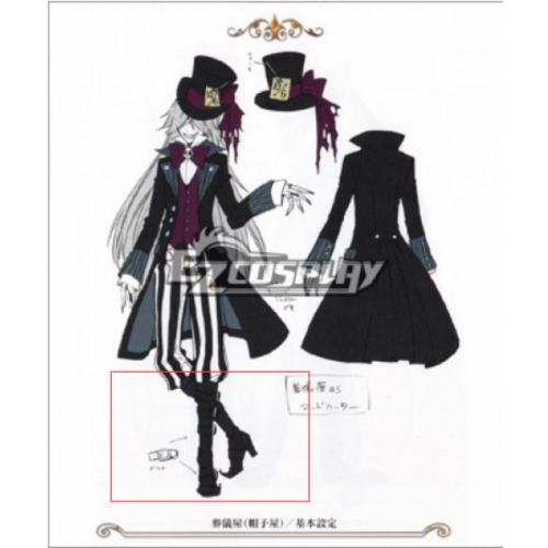 Black Butler Undertaker New Cosplay Boots