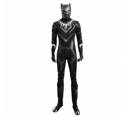 Captain America Civil War Black Panther Cosplay Costume