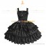 Fairytale Princess Tiered Dress Black Sweet Lolita Dress