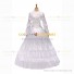 Gothic Lolita Victorian Rococo Stage Long Luxury White Dress Ball Gown