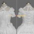 Classic Lolita Dress Criss-cross Tiered Masquerade Clothing White