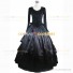 Civil War Black Gothic Lolita Tiered Dress