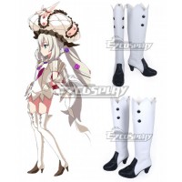 Fate Grand Order Marie Antoinette White Shoes Cosplay Boots