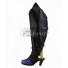 Macross Frontier Black Rabbit Sheryl Nome Black Purple Shoes Cosplay Boots