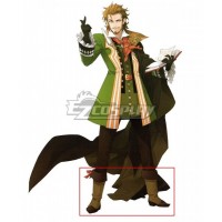 Fate Apocrypha Caster Of Red William Shakespeare Brown Shoes Cosplay Boots