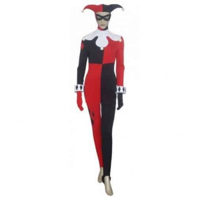 Batman Harley Quinn Dr Harleen Quinzel Cosplay Costume