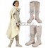 Star Wars Episode II Attack of the Clones Padme Naberrie Amidala Brown Shoes Cosplay Boots